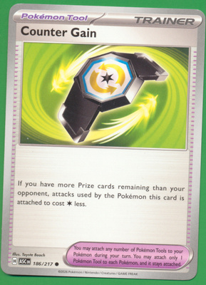 Pokémon Counter Gain (ASC 186)