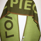 Codello talvi huivi khaki vihreä - lime - ruskea 190 x 32 - pikkukuva 3
