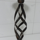 Iso, korkea 45cm , metallinen kynttilänjalka - pikkukuva 2