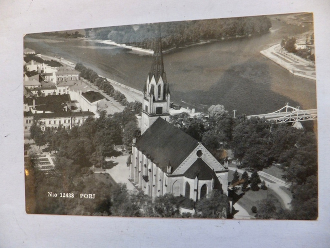 VANHA Postikortti Pori 1950-l Karhumäki
