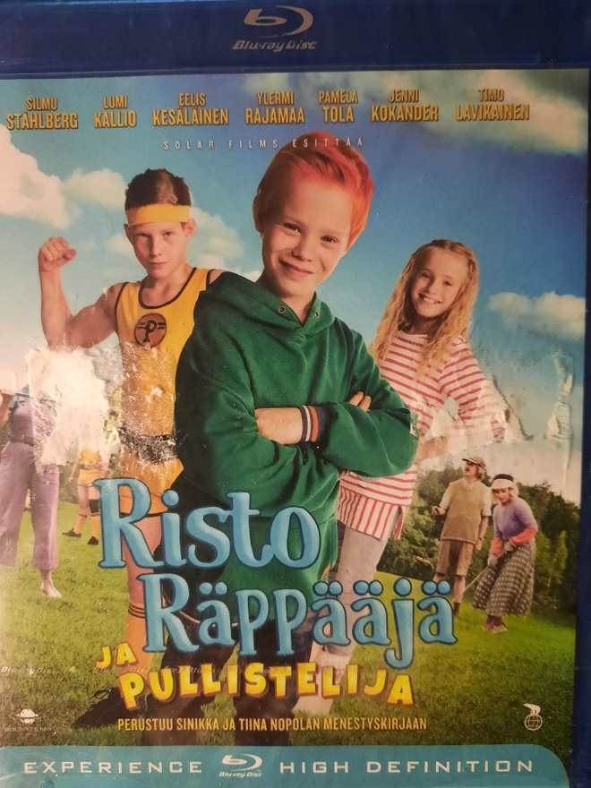 RISTO RÄPPÄÄJÄ JA PULLISTELIJA Blu-ray UUSI