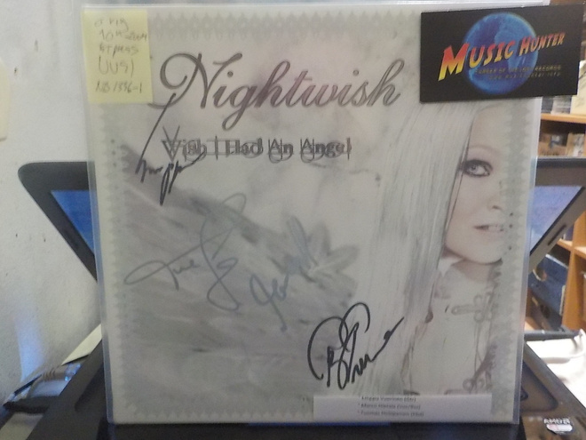 NIGHTWISH -WISH I... ORIG GER -2004 1ST PRESS 4 SIGNATURES