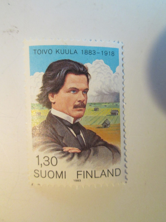 TOIVO KUULA 1883-1918 POSTITUORE POSTIMERKKI 1983