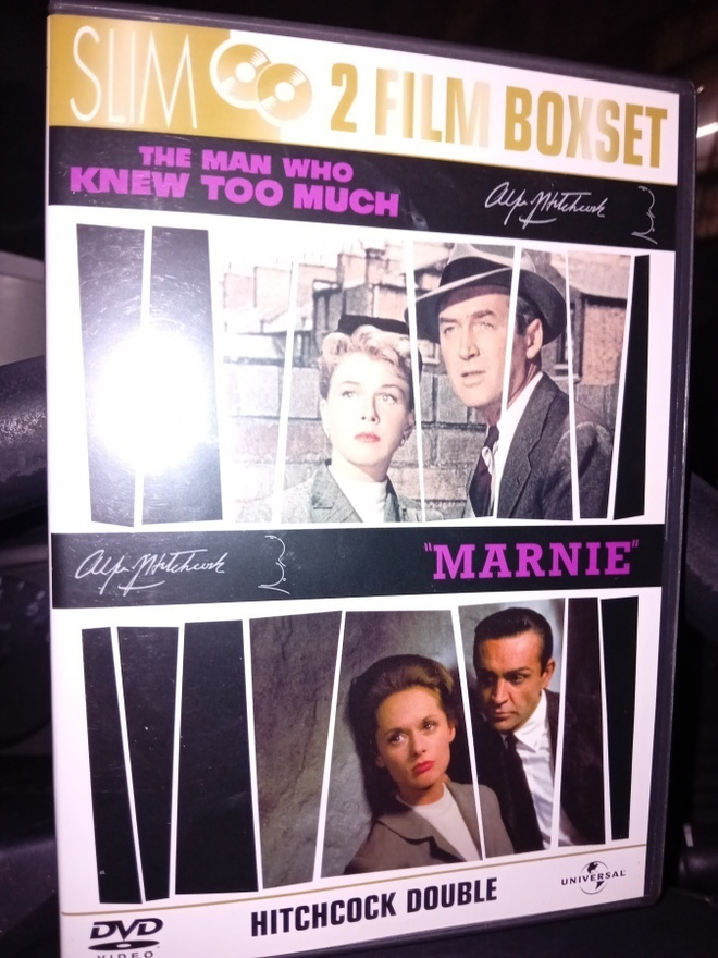 2dvd Mies joka tiesi liikaa  / Marnie ( SIS POSTIKULU  )