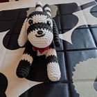 Marimekko vintage virkattu koira - pikkukuva 1