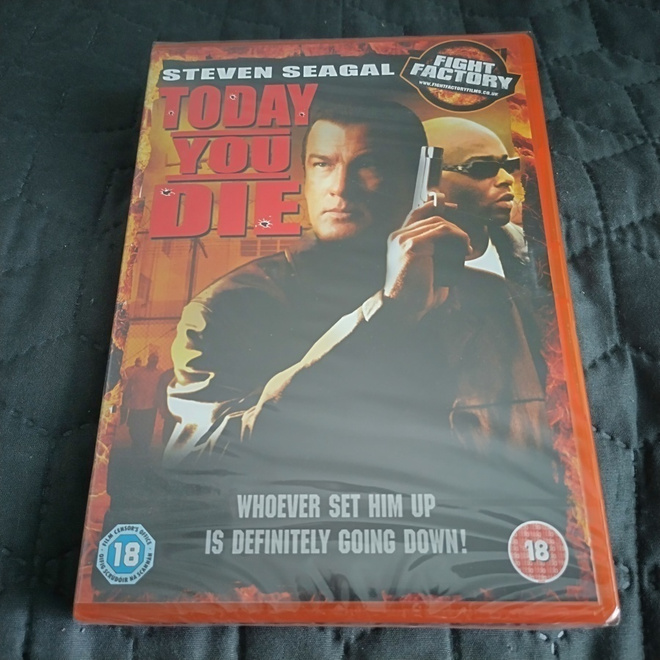 Today You Die ( Steven Seagal ) DVD **muoveissa**