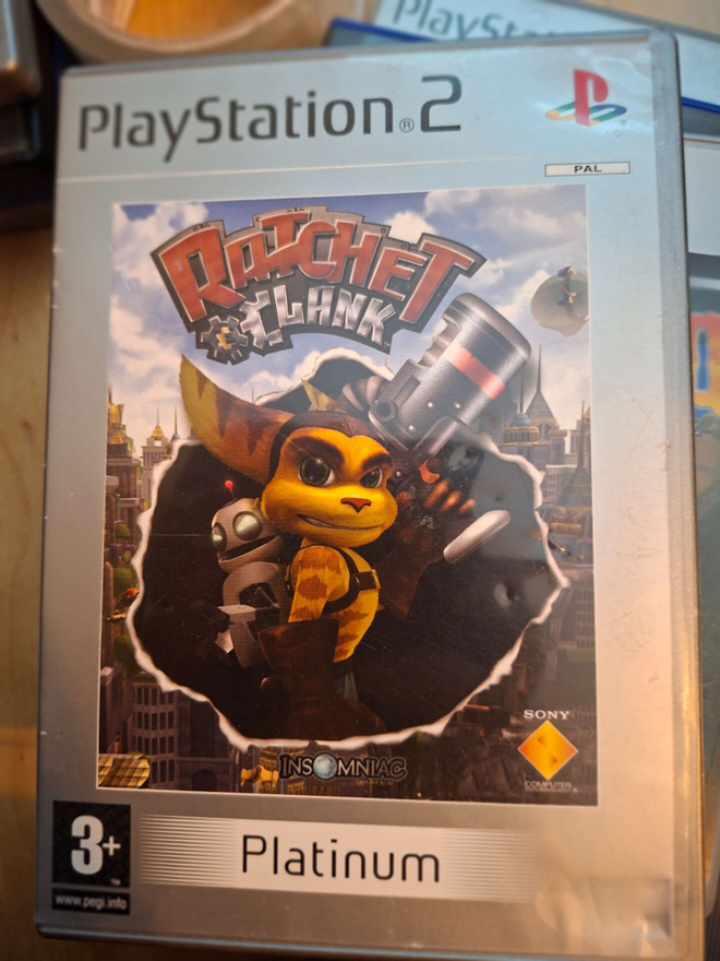 PS2 Ratchet & Clank + kotelo ja ohjeet