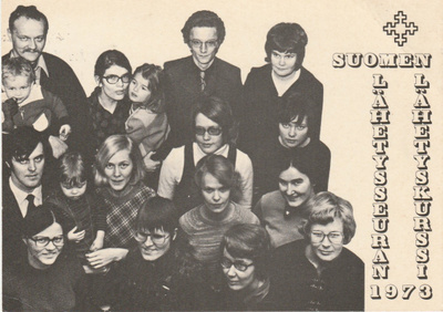 Postikortti SUOMEN LÄHETYSSEURA, Lähetyskurssi 1973