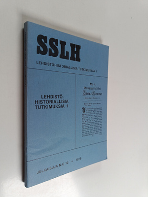 Lehdistöhistoriallisia tutkimuksia 1