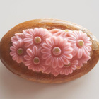 Pinkki rintakoru 30-luku kukkia - pikkukuva 1