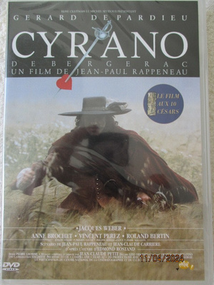 CYRANO DE BERGERAC (DVD) Gerard Depardieu