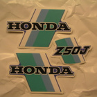 honda monkey 1987-88 tarrasarja sinisen - pikkukuva 1