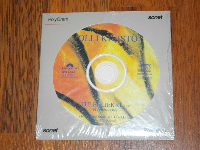 CDs - OLLI KIVISTÖ - Tulenliekki - 1994 single pop MINT-