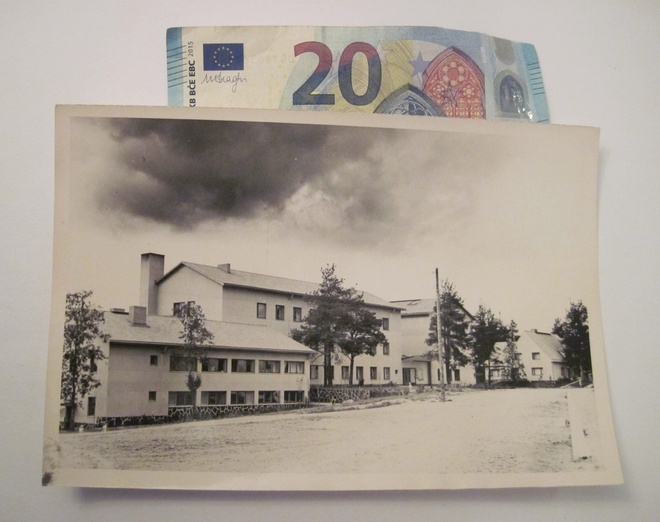 Postikortin Alkup. Valokuva Mikä Paikkakunta? 1950-l