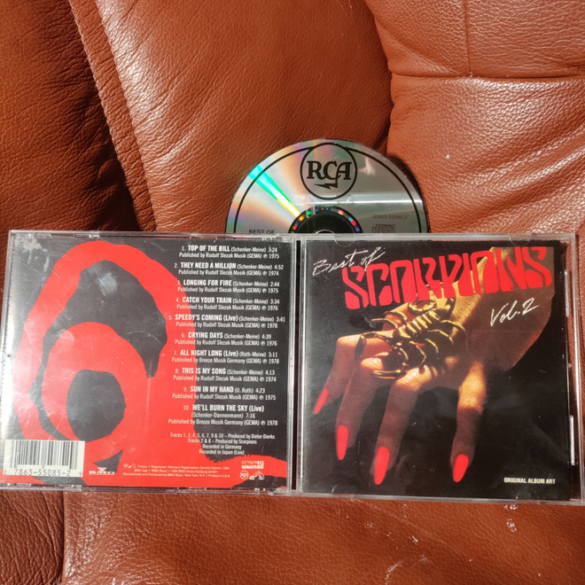 SCORPIONS-best of scorpions vol 2.  CD.