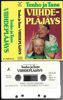 Tenho ja Tane - Viihdepläjäys - C-kasetti 1983