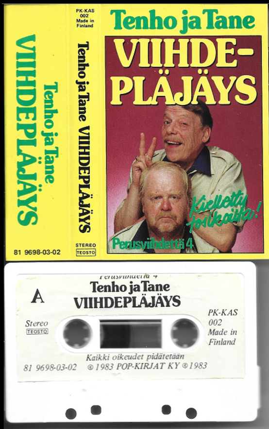 Tenho ja Tane - Viihdepläjäys - C-kasetti 1983