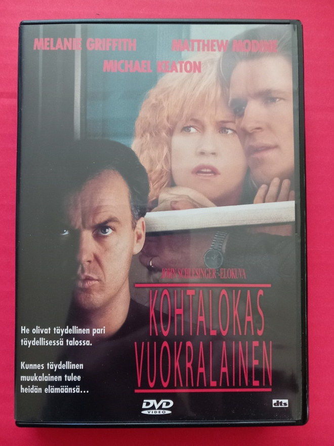 Kohtalokas vuokralainen Suomi dvd