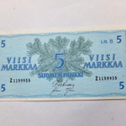 5 mk 1963 Litt B Z-sarja PAKKASILEÄ - pikkukuva 1