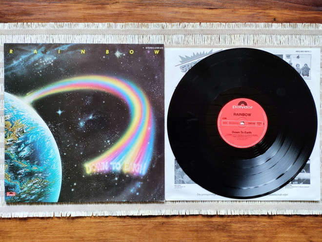 RAINBOW - DOWN TO EARTH LP