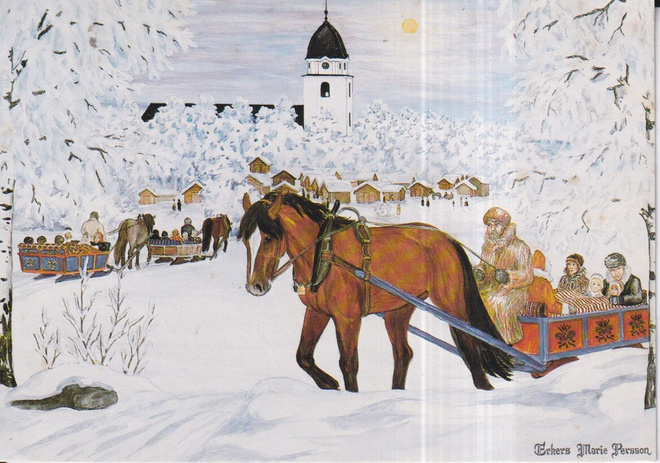 Erkers Marie Persson: Hevonen, reki, kirkko  e62