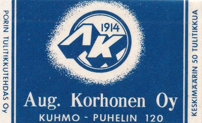 Kuhmo. Aug. Korhonen Oy     b501