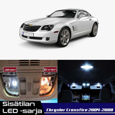 Chrysler Crossfire Sisätilan LED-sarja 6-osainen