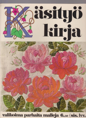 KÄSITYÖKIRJA 1972 VINTAGE VÄREJÄ YMS. + PIIRROSARKKI 66 SIVU