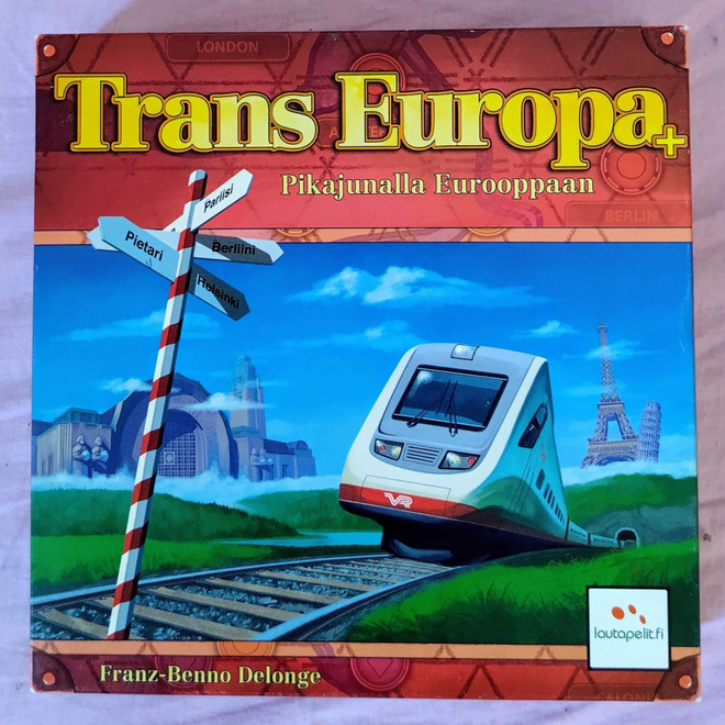 TRANS EUROPA – suomenkielinen rautatielautapeli 2005 / 2009