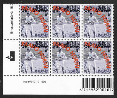 Paavo Nurmi 1997 (LAPE 6x1377) ** numerokuusilo