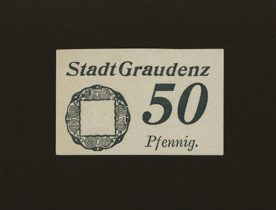 Saksa Notgeld 50 Pfennig, Graudenz 15.12.1917