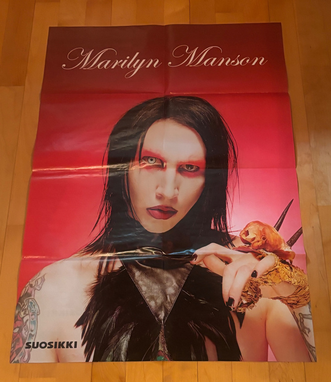 Marilyn Manson / Antti Tuisku - kaksipuolinen juliste