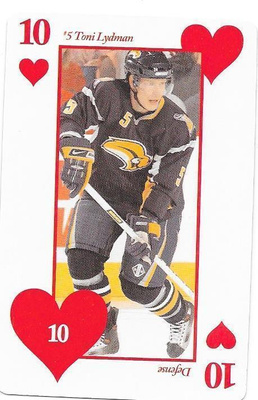 Buffalo Sabres Playing Cards #H10 Toni Lydman