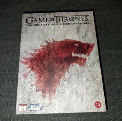 Game Of Thrones 1 & 2 kaudet (10xDVD)