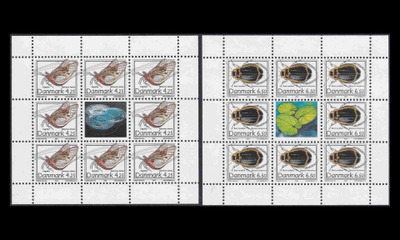Tanska 1338-9kb ** Harvinaisia hyönteisiä (2003)