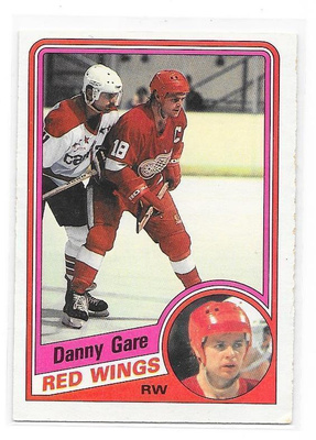 1984-85 OPC #54 Danny Gare Detroit Red Wings