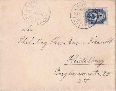 LUOVUTETTU ALUE ANTREA - SAKSAAN 10KOP 1906 TULO ON