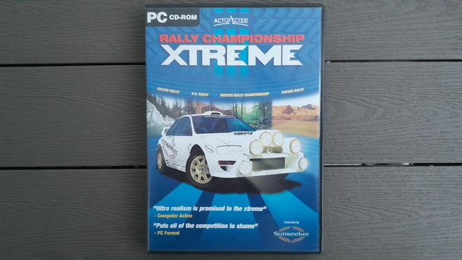 PC CD: Rally Championship Xtreme ajopeli (2001)
