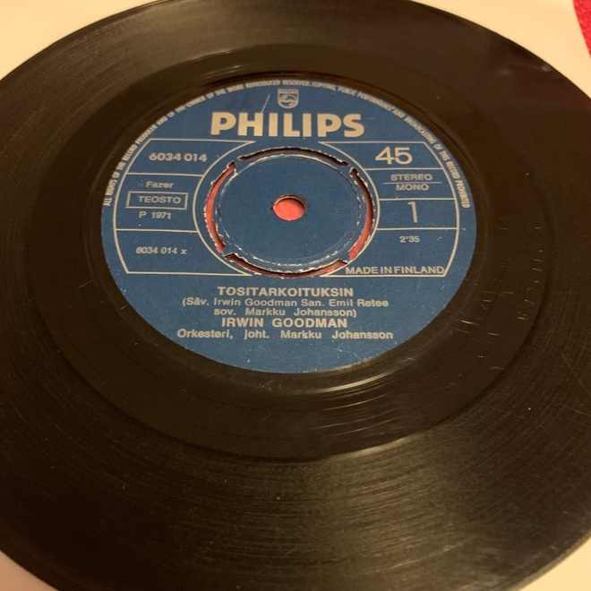 IRWIN GOODMAN: Tositarkoituksin * Pohjaan asti *FIN 1971