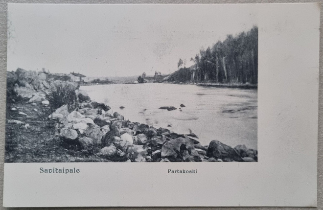 Savitaipale Partakoski postikortti+negatiivi