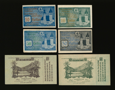 Itävalta Notgeld 6 kpl, erä 54