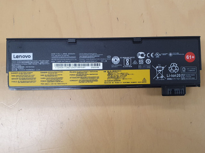 Thinkpad Battery 61+  akku T470 / T570 / T580 / P52s ym.