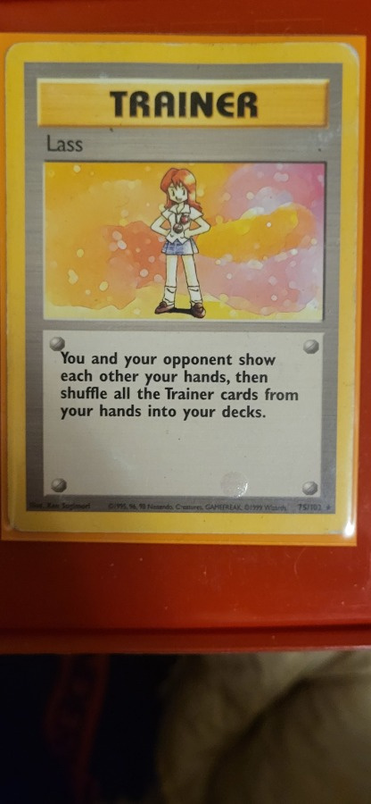 Lass #75 Base Set 1 (BS1) Rare card