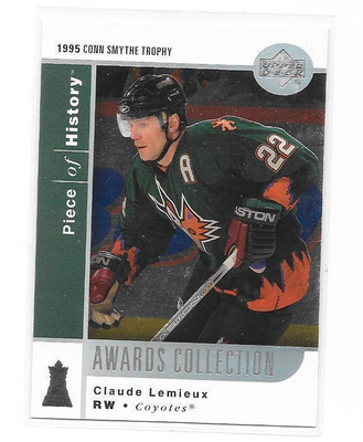 2002-03 UD Piece Of History AC #AC21 Claude Lemieux
