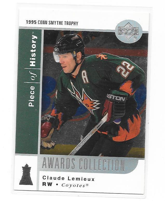 2002-03 UD Piece Of History AC #AC21 Claude Lemieux
