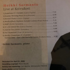 SARMANTO - LIVE AT KOIVUKOTI - pikkukuva 2