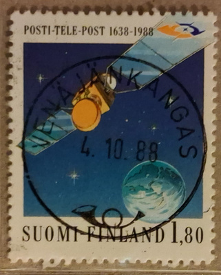 1988 1,80mk Posti 350v: Nappil Venäjänkangas 4.10.88 (1077)