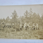 VANHA Valokuva Sotilaat Tykki Tykistö 1920 - pikkukuva 1