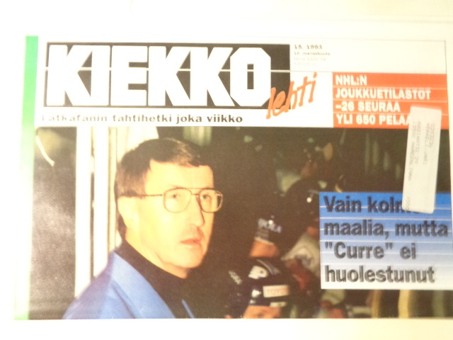 Kiekkolehti Nro 15/1993 (2.12)