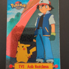 Ash Ketchum raindrop foil Pokemon Topps - pikkukuva 1